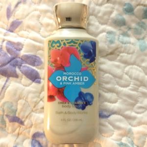Morocco orchid and pink amber lotion